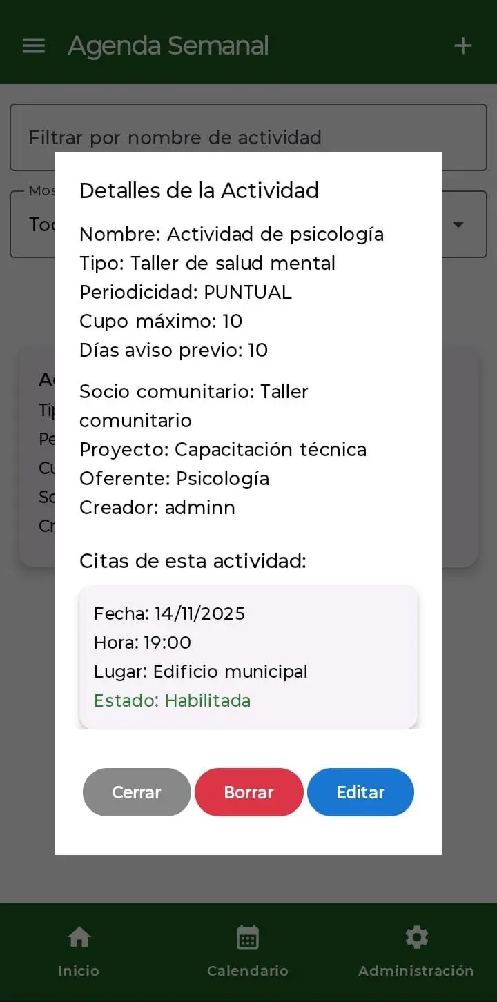 Agenda Integral — captura 6 de 9
